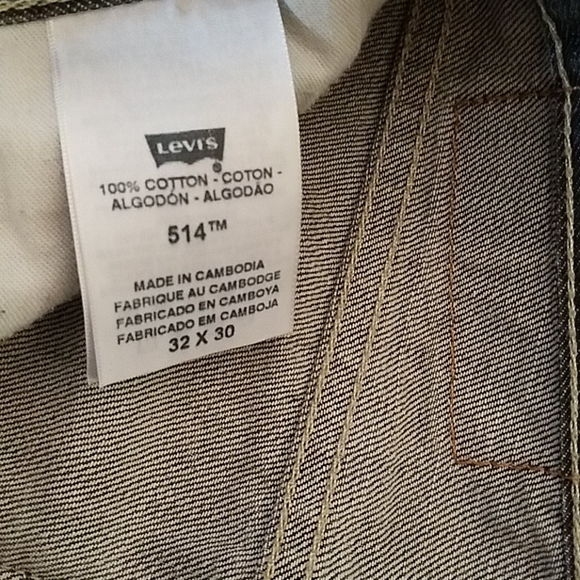32 x 30 Levi's 514 Jean's Grey Zipper Straight - Picture 6 of 8